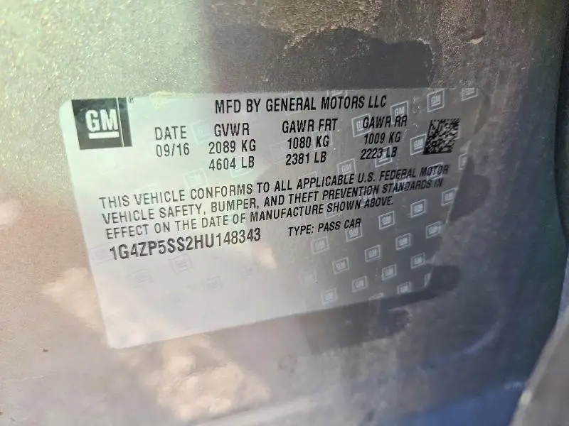 2017 BUICK LACROSSE ESSENCE  