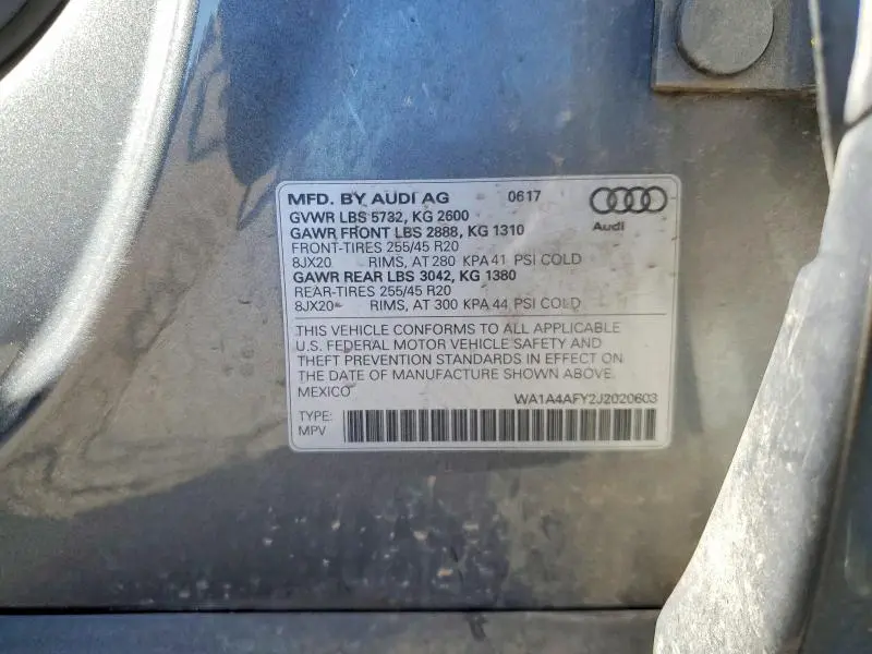 2018 AUDI SQ5 PREMIUM PLUS  