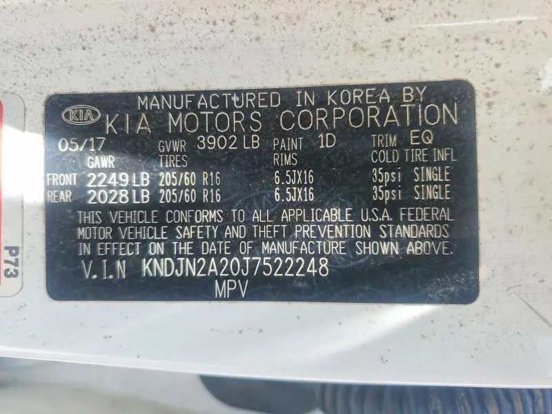 2018 KIA SOUL BASE  
