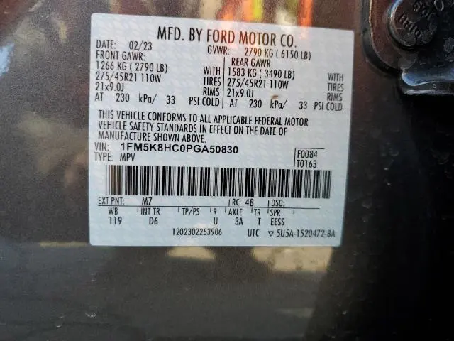 2023 FORD EXPLORER PLATINUM  