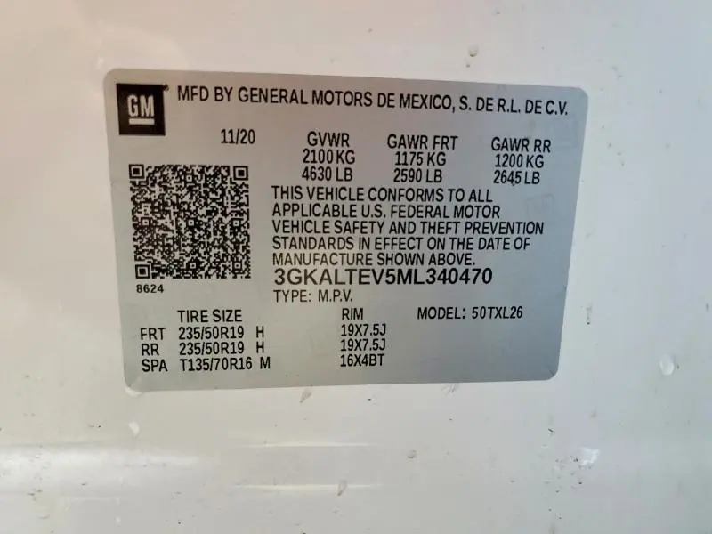 2021 GMC TERRAIN SLE  