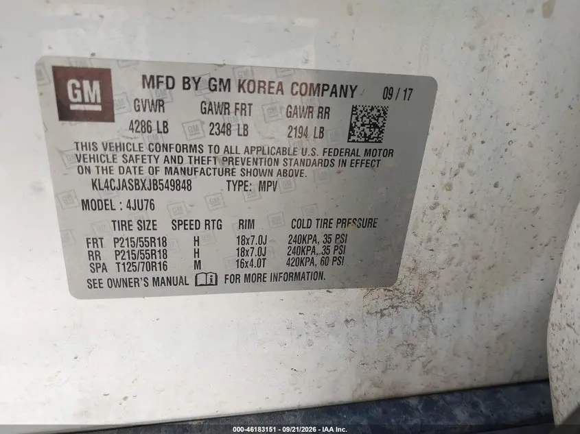 2018 BUICK ENCORE PREFERRED