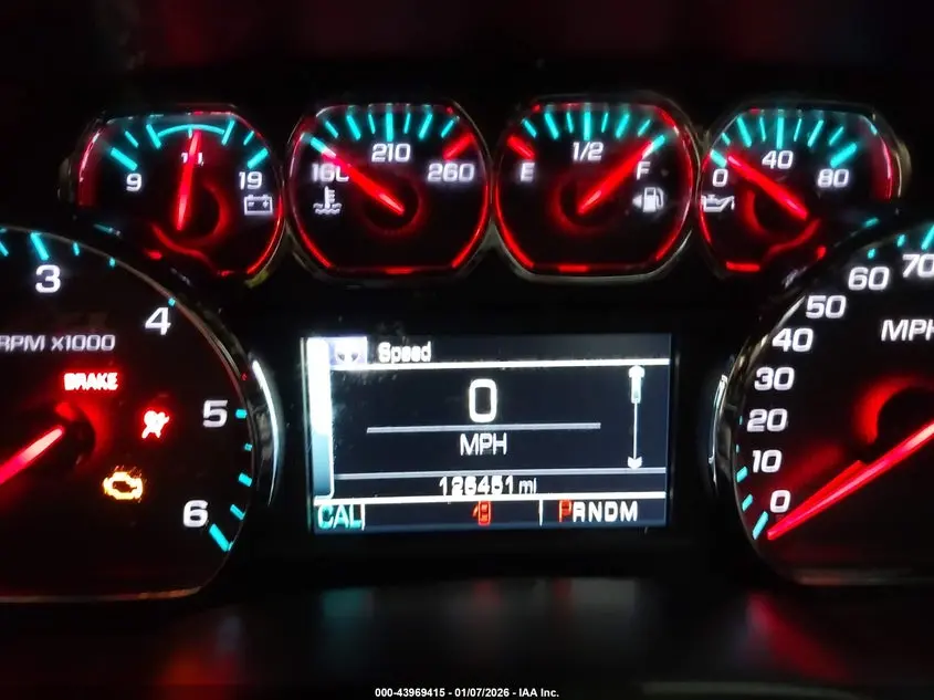 2016 CHEVROLET SILVERADO 1500 2LZ