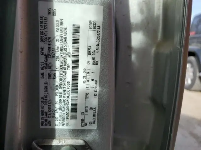 2013 FORD ESCAPE SEL  