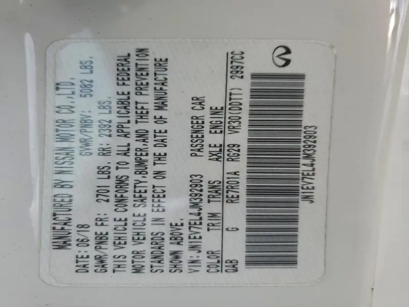 2018 INFINITI Q60 LUXE 300  