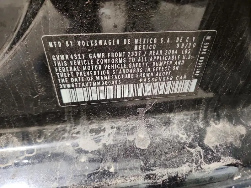 2021 VOLKSWAGEN GTI S  