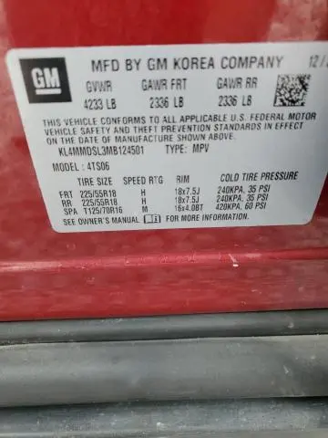 2021 BUICK ENCORE GX SELECT  