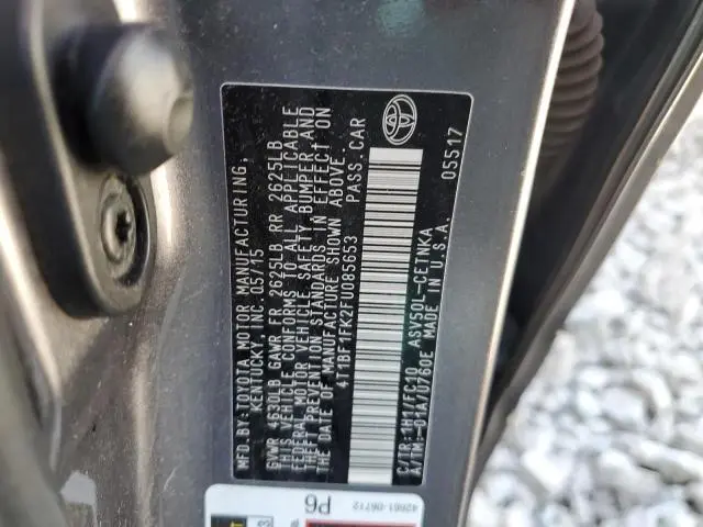 2015 TOYOTA CAMRY LE  
