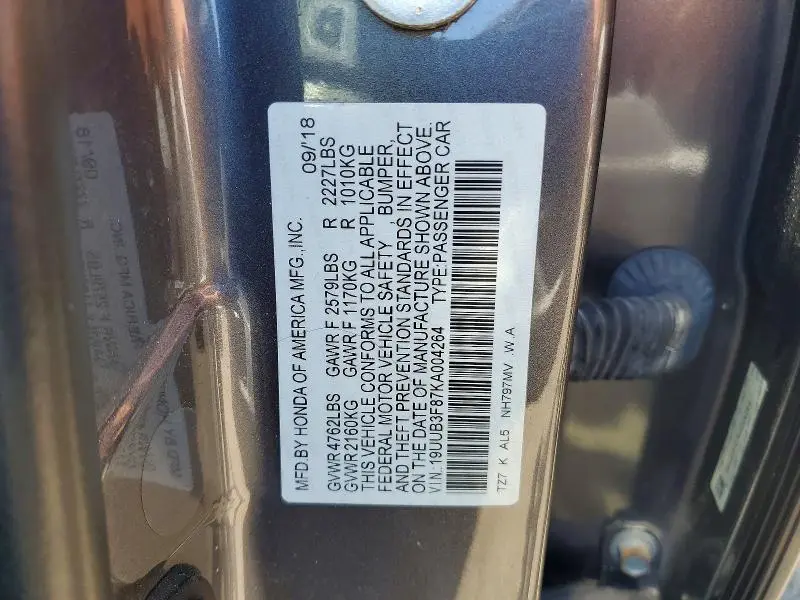 2019 ACURA TLX ADVANCE  