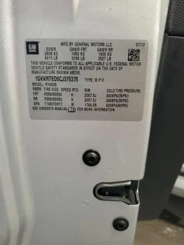 2012 GMC ACADIA DENALI  