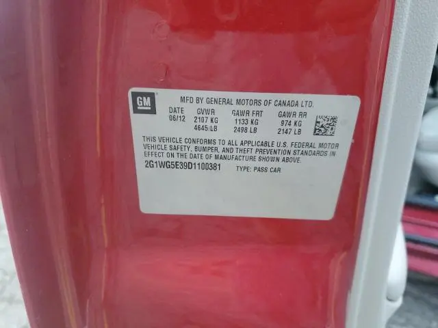 2013 CHEVROLET IMPALA LT  