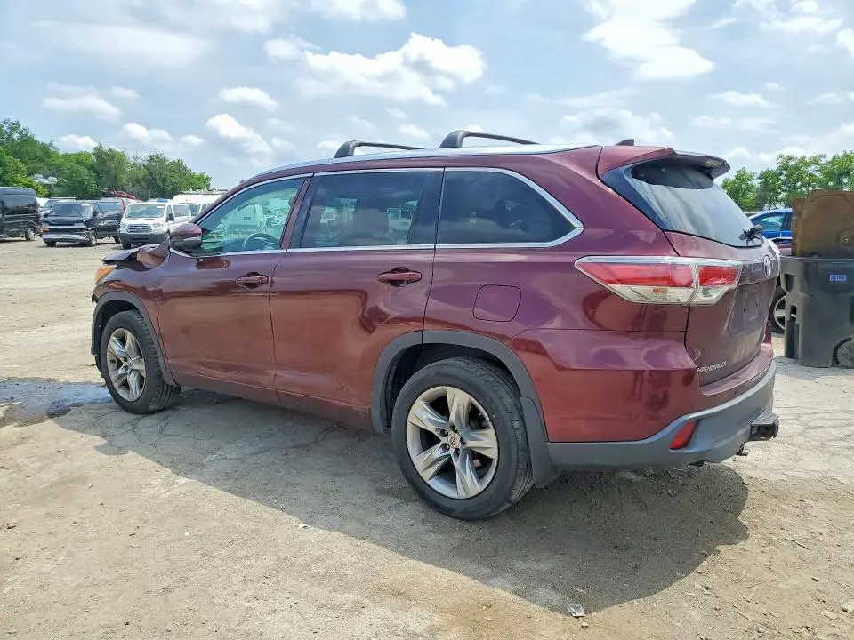 2015 TOYOTA HIGHLANDER LIMITED PLATINUM  