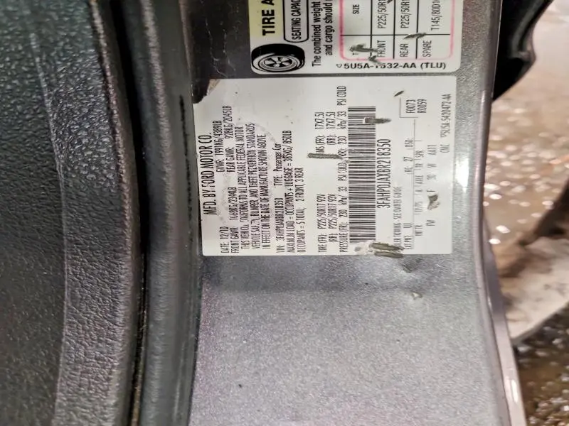 2011 FORD FUSION SEL  