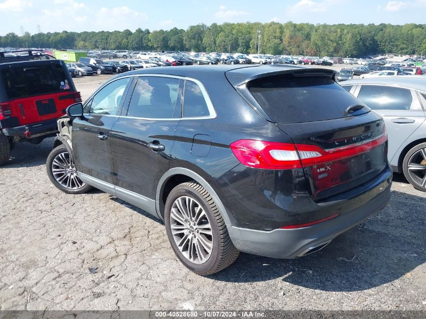 2016 LINCOLN MKX RESERVE