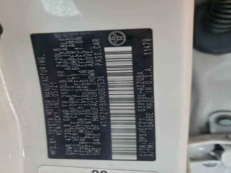 2021 TOYOTA AVALON TRD  