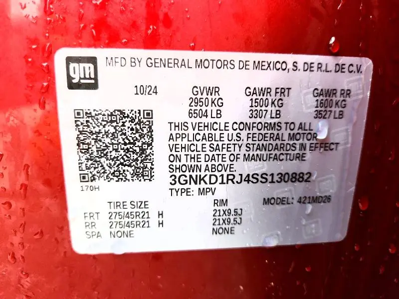 2025 CHEVROLET BLAZER RS  