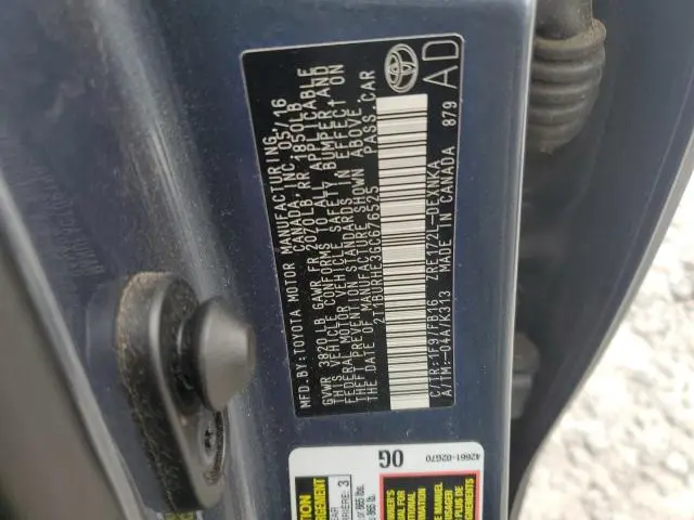 2016 TOYOTA COROLLA L  