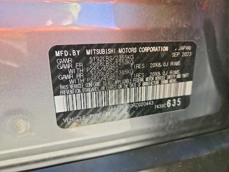 2024 MITSUBISHI OUTLANDER SE  