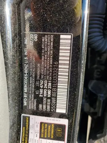 2020 MERCEDES-BENZ C 300 4MATIC  