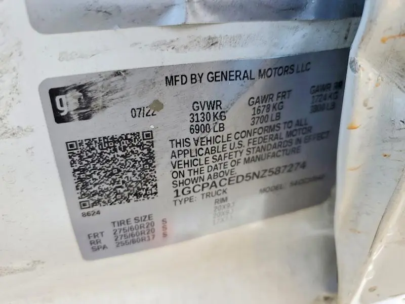 2022 CHEVROLET SILVERADO C1500 LT  