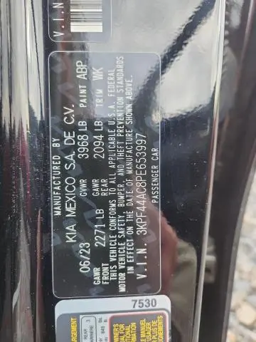 2023 KIA FORTE GT  
