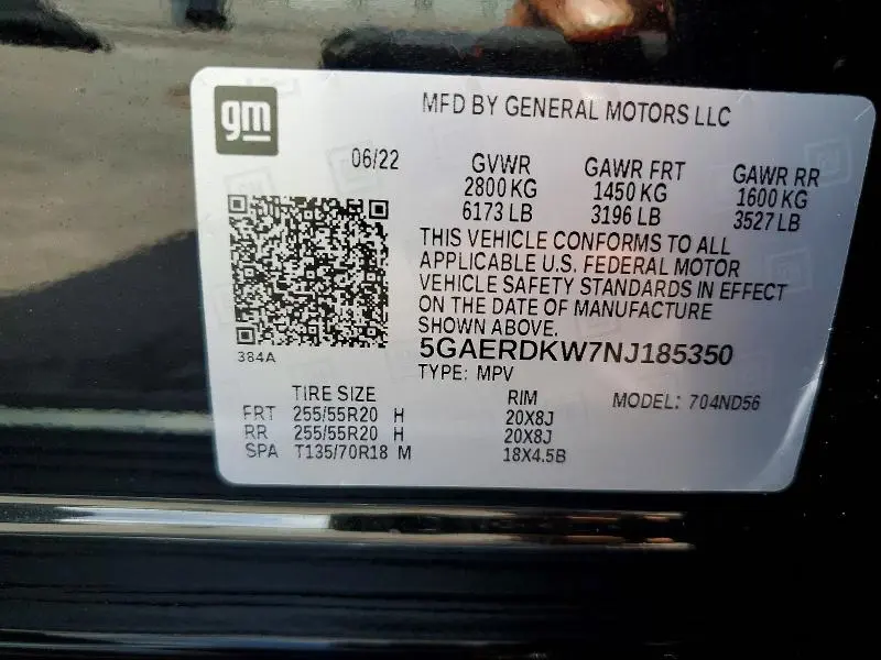 2022 BUICK ENCLAVE AVENIR  