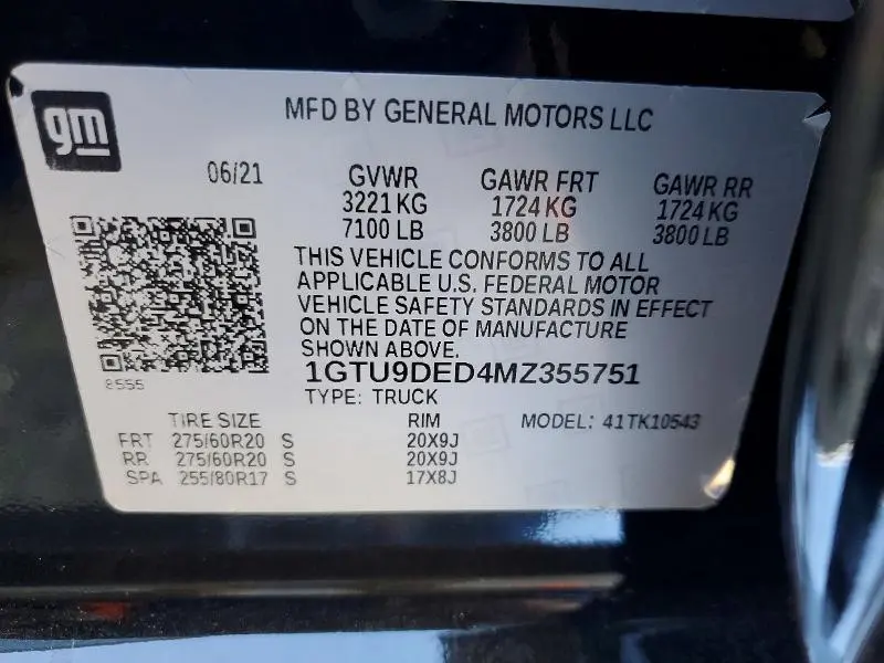 2021 GMC SIERRA K1500 SLT  