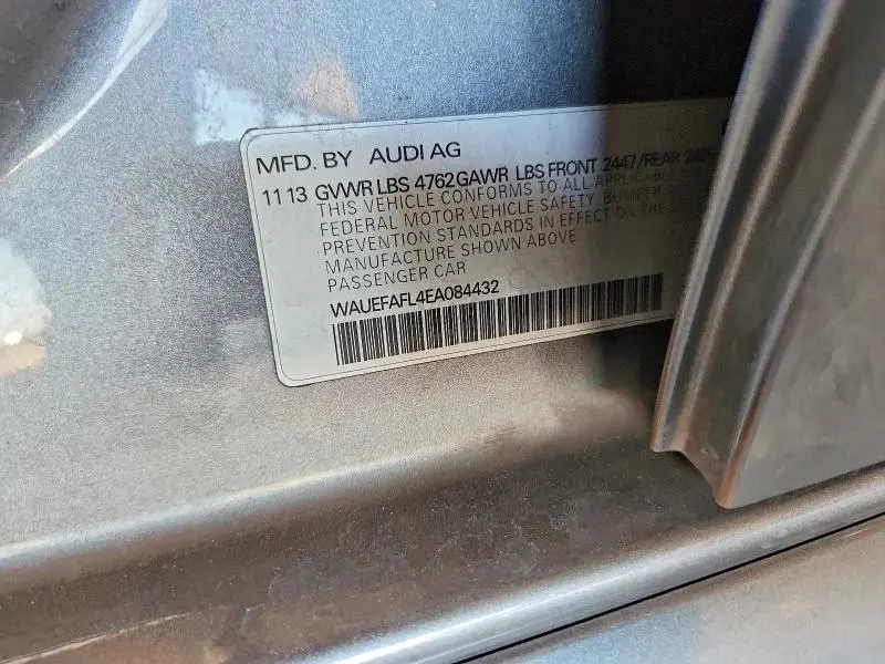 2014 AUDI A4 PREMIUM PLUS  