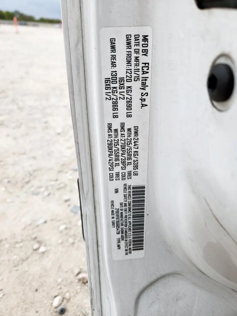 2016 RAM PROMASTER CITY SLT  