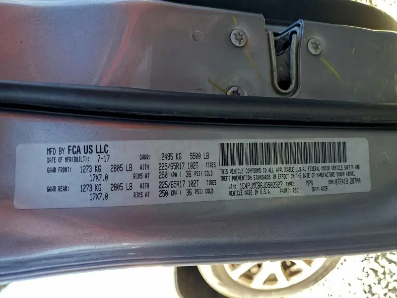 2018 JEEP CHEROKEE LATITUDE  