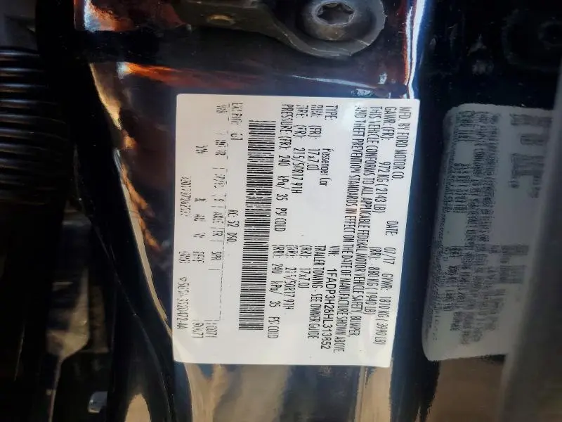2017 FORD FOCUS SEL  