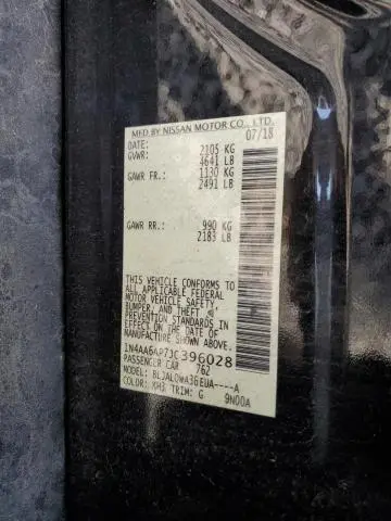 2018 NISSAN MAXIMA 3.5S  