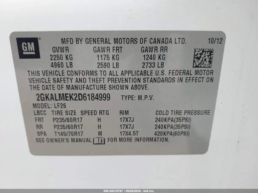 2013 GMC TERRAIN SLE-1