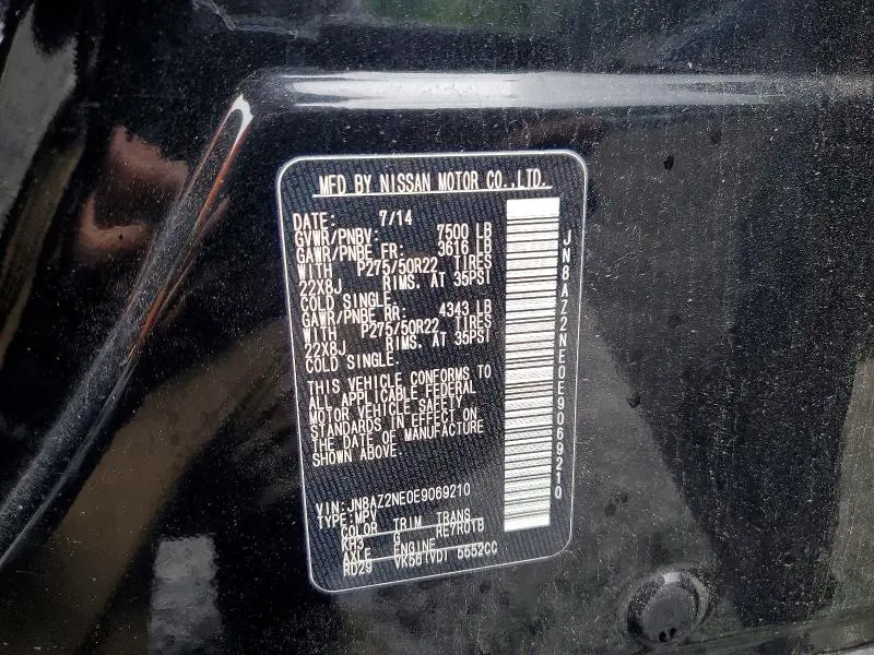 2014 INFINITI QX80 BASE  