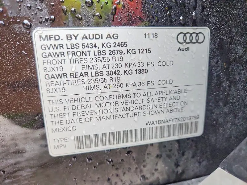 2019 AUDI Q5 PREMIUM PLUS  
