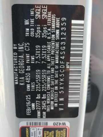 2025 KIA SPORTAGE SX PRESTIGE  