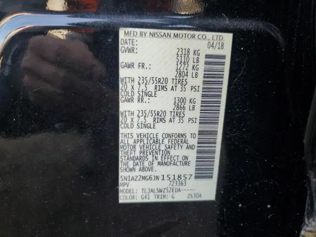 2018 NISSAN MURANO S