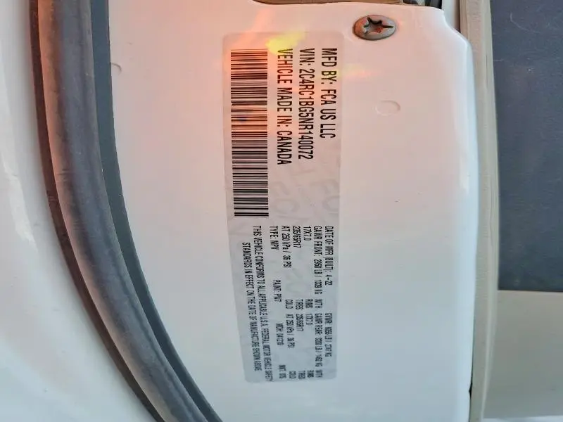 2022 CHRYSLER PACIFICA TOURING L  