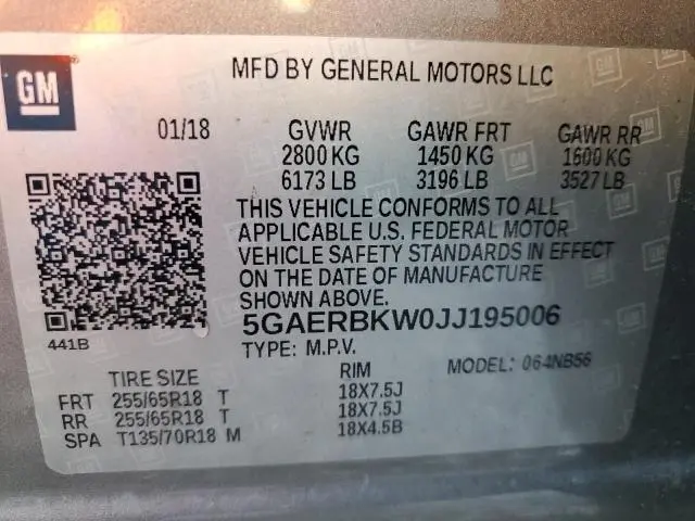 2018 BUICK ENCLAVE ESSENCE