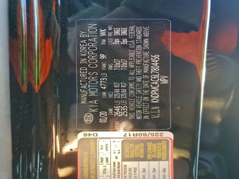 2020 KIA SPORTAGE LX  