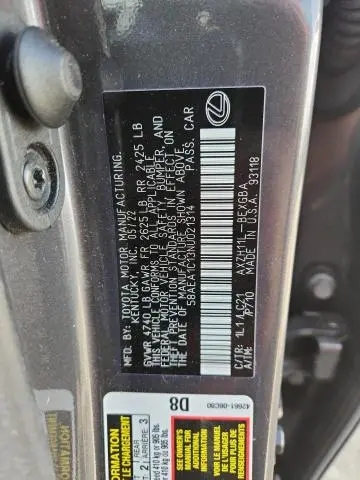 2022 LEXUS ES 300H BASE  