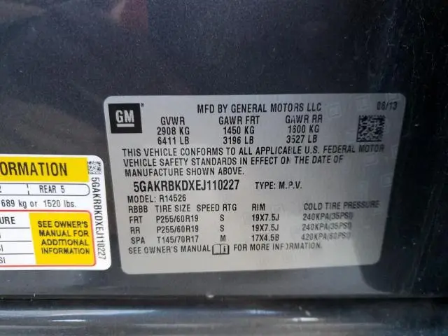 2014 BUICK ENCLAVE