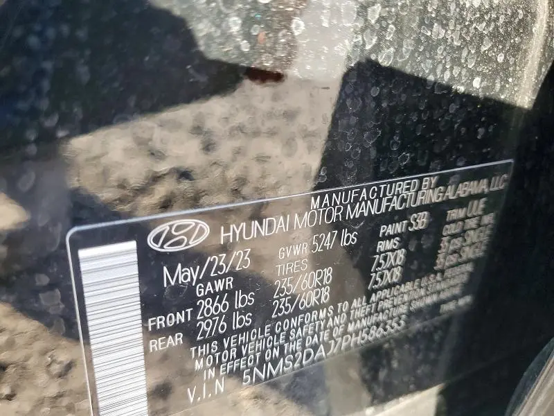 2023 HYUNDAI SANTA FE SEL  