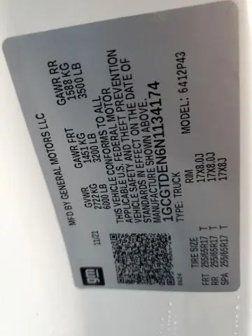 2022 CHEVROLET COLORADO Z71  