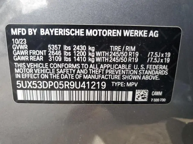 2024 BMW X3 XDRIVE30I  