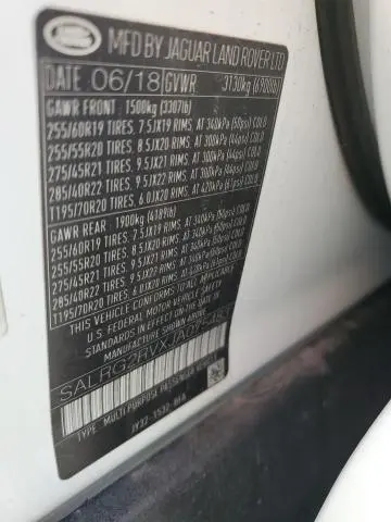 2018 LAND ROVER DISCOVERY SE  