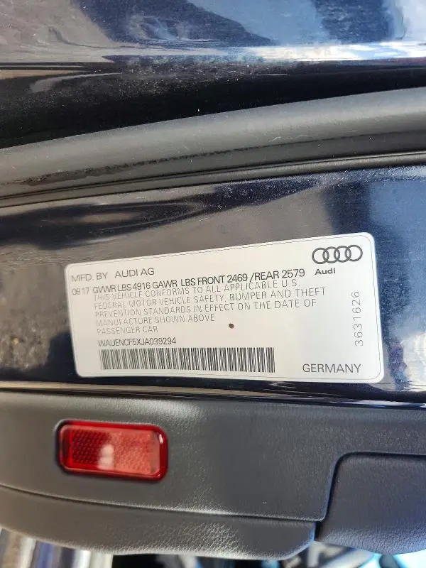 2018 AUDI A5 PREMIUM PLUS S-LINE  