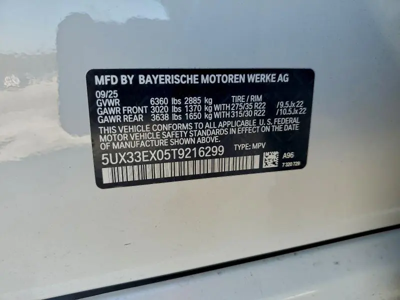 2026 BMW X6 XDRIVE40I  