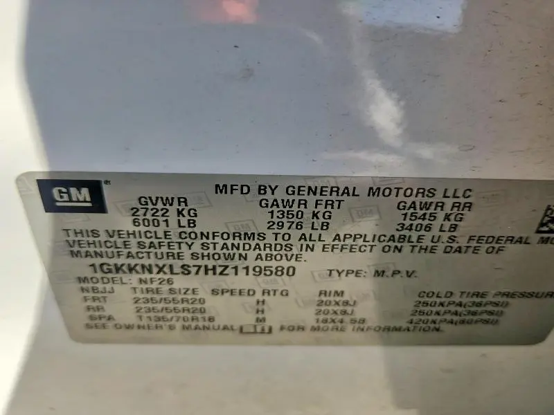 2017 GMC ACADIA DENALI  