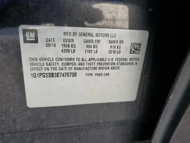 2014 CHEVROLET CRUZE LTZ  